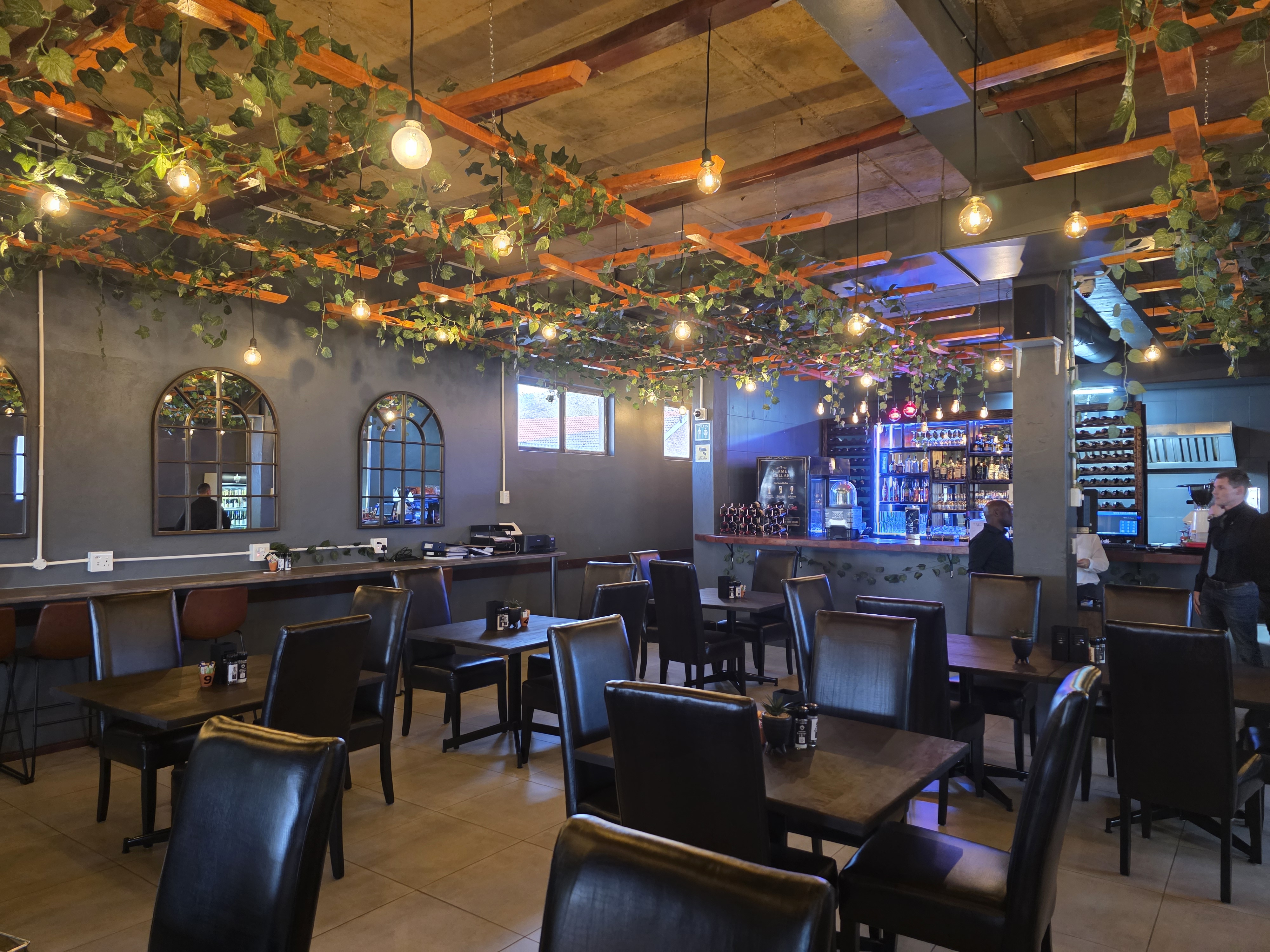 Flame & Cellar Restaurant Interior